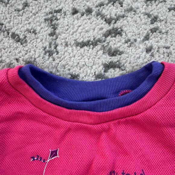 Vtg 1990s Winnie the Pooh Pink Peplum Top - Picture 3 of 8